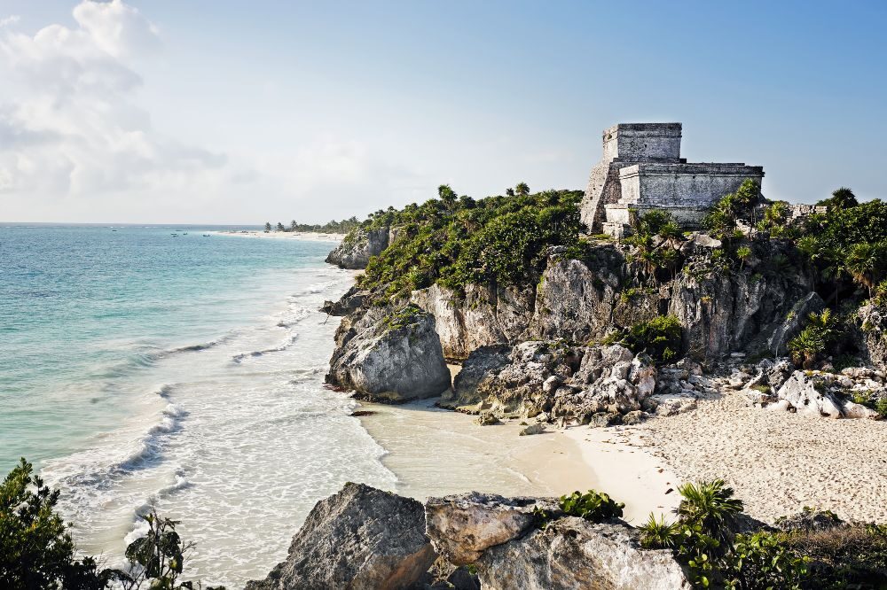 Plage à Tulum, Mexique